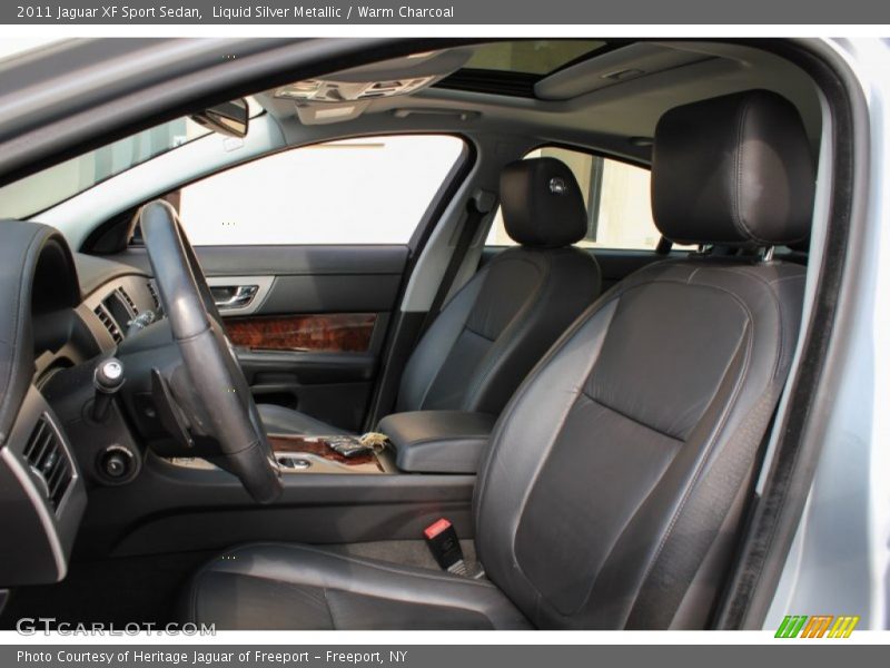 Liquid Silver Metallic / Warm Charcoal 2011 Jaguar XF Sport Sedan