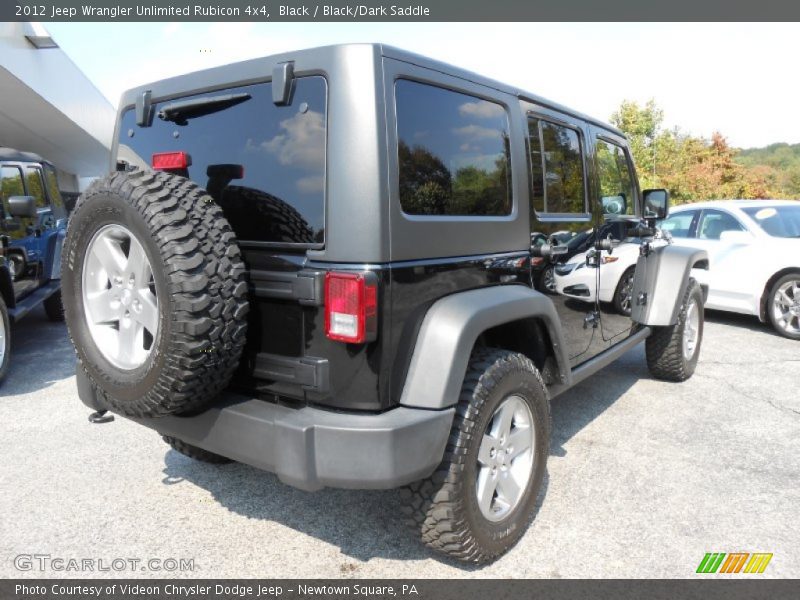 Black / Black/Dark Saddle 2012 Jeep Wrangler Unlimited Rubicon 4x4