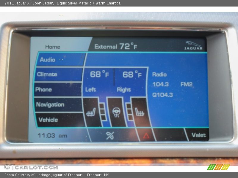 Liquid Silver Metallic / Warm Charcoal 2011 Jaguar XF Sport Sedan