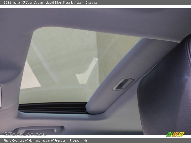 Liquid Silver Metallic / Warm Charcoal 2011 Jaguar XF Sport Sedan