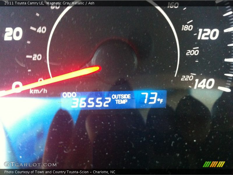 Magnetic Gray Metallic / Ash 2011 Toyota Camry LE
