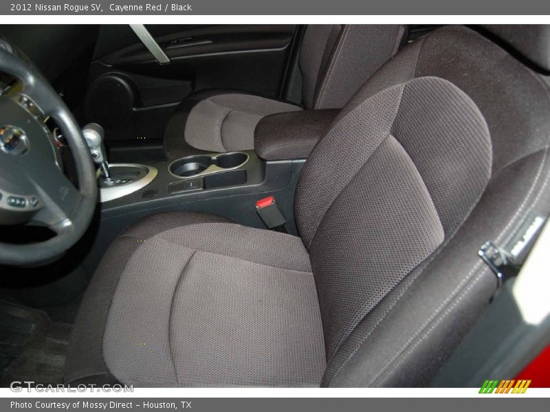 Cayenne Red / Black 2012 Nissan Rogue SV