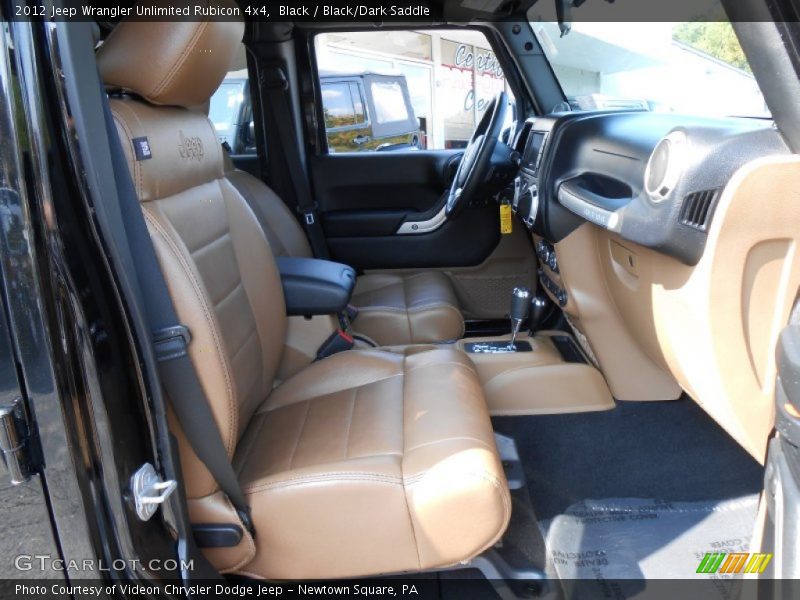 Black / Black/Dark Saddle 2012 Jeep Wrangler Unlimited Rubicon 4x4