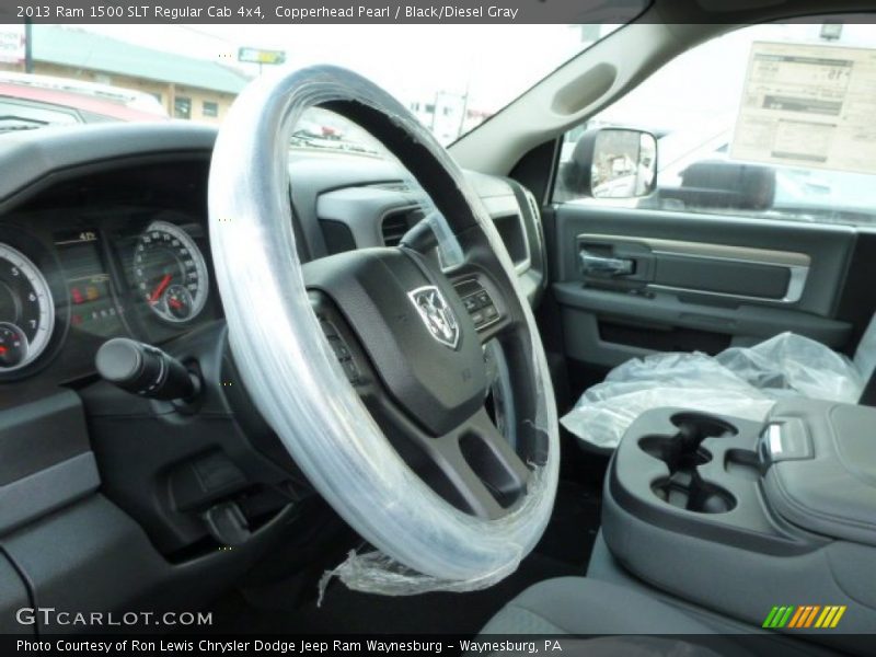 Copperhead Pearl / Black/Diesel Gray 2013 Ram 1500 SLT Regular Cab 4x4