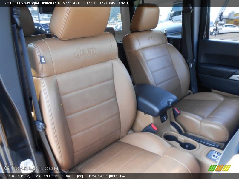 Black / Black/Dark Saddle 2012 Jeep Wrangler Unlimited Rubicon 4x4
