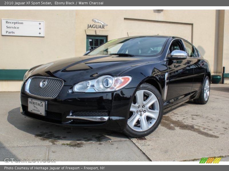 Ebony Black / Warm Charcoal 2010 Jaguar XF Sport Sedan
