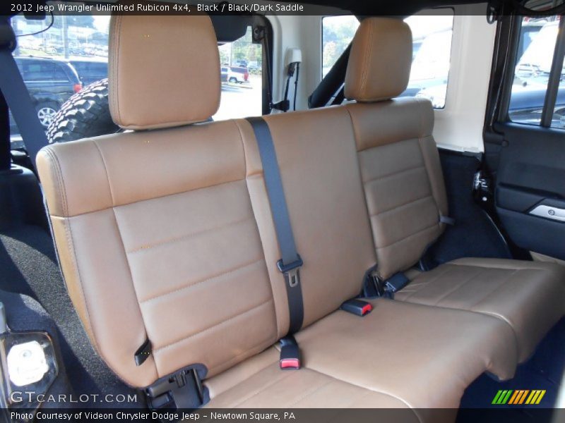 Black / Black/Dark Saddle 2012 Jeep Wrangler Unlimited Rubicon 4x4