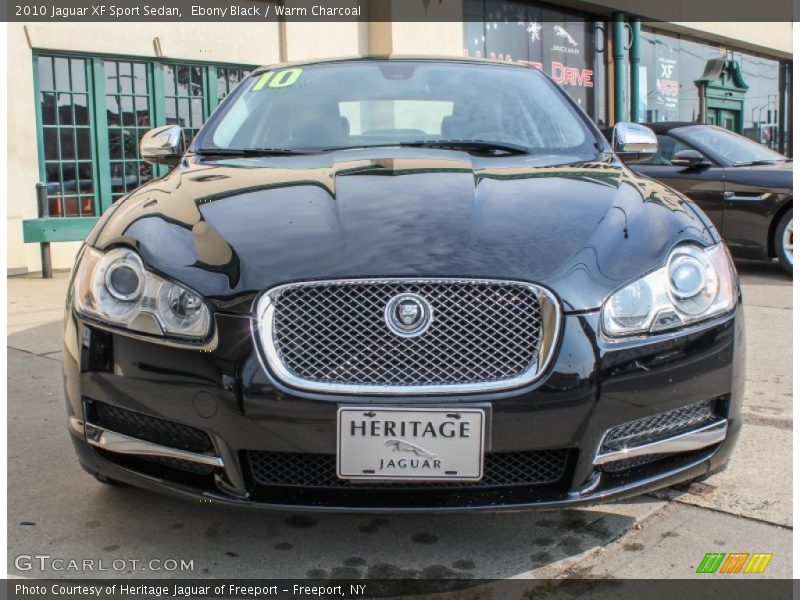 Ebony Black / Warm Charcoal 2010 Jaguar XF Sport Sedan