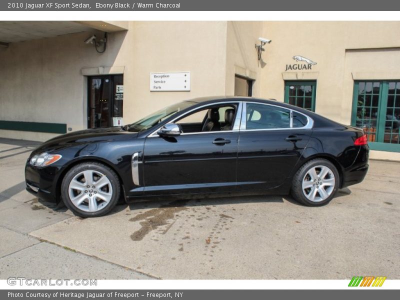 Ebony Black / Warm Charcoal 2010 Jaguar XF Sport Sedan