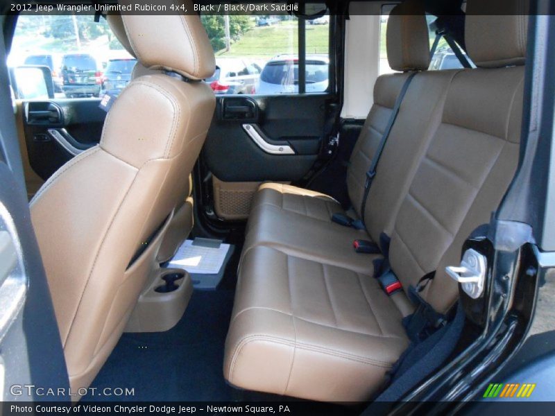 Black / Black/Dark Saddle 2012 Jeep Wrangler Unlimited Rubicon 4x4