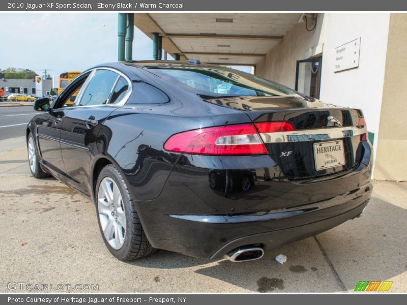 Ebony Black / Warm Charcoal 2010 Jaguar XF Sport Sedan