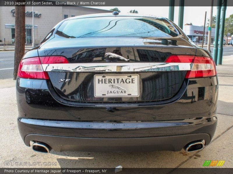 Ebony Black / Warm Charcoal 2010 Jaguar XF Sport Sedan