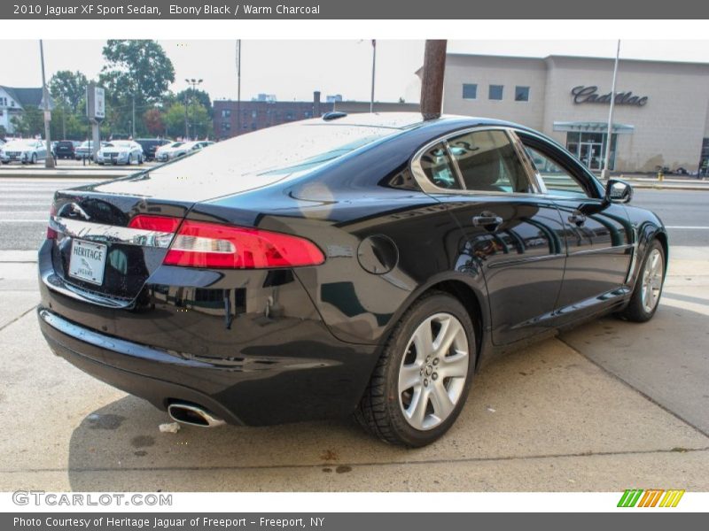 Ebony Black / Warm Charcoal 2010 Jaguar XF Sport Sedan