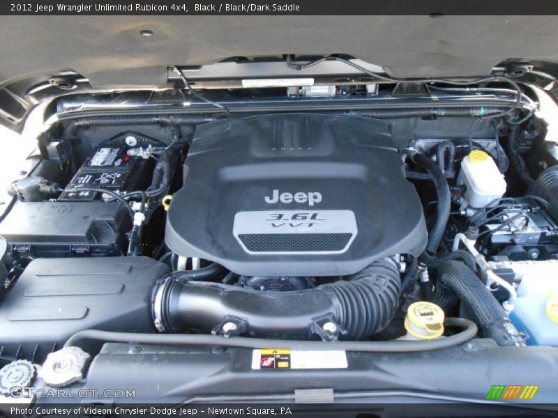 Black / Black/Dark Saddle 2012 Jeep Wrangler Unlimited Rubicon 4x4