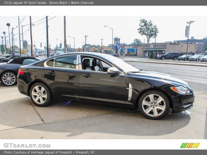 Ebony Black / Warm Charcoal 2010 Jaguar XF Sport Sedan