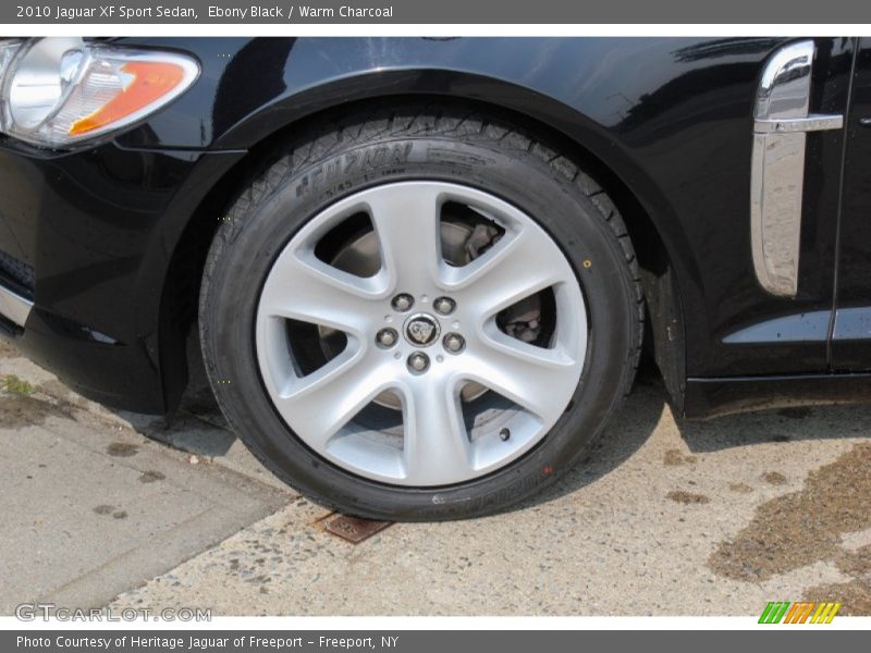 Ebony Black / Warm Charcoal 2010 Jaguar XF Sport Sedan