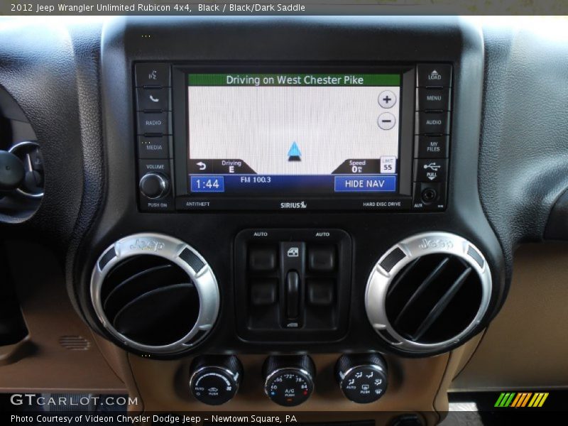 Black / Black/Dark Saddle 2012 Jeep Wrangler Unlimited Rubicon 4x4