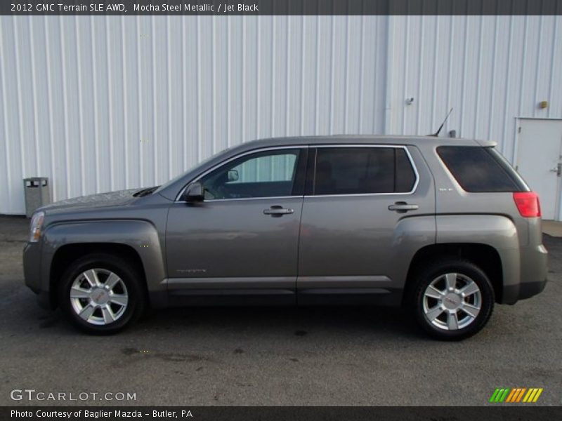 Mocha Steel Metallic / Jet Black 2012 GMC Terrain SLE AWD