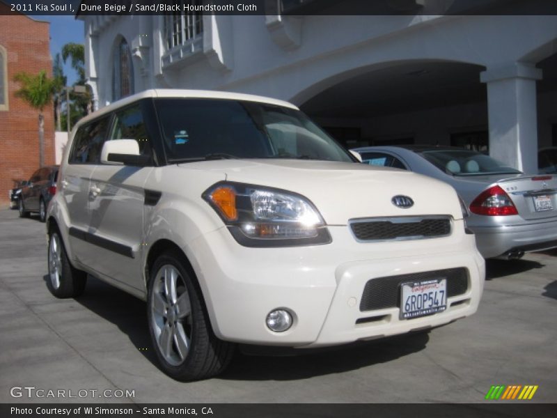 Dune Beige / Sand/Black Houndstooth Cloth 2011 Kia Soul !
