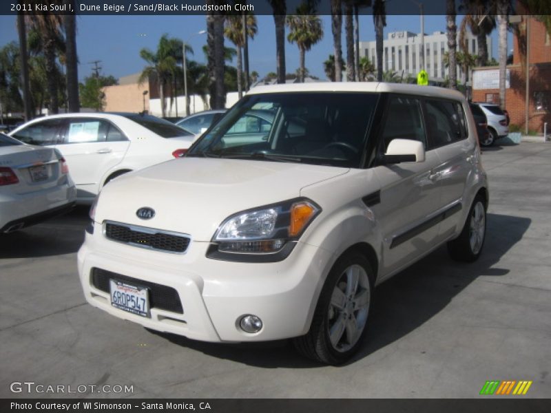 Dune Beige / Sand/Black Houndstooth Cloth 2011 Kia Soul !