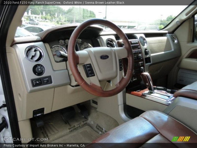 2010 F150 King Ranch SuperCrew Sienna Brown Leather/Black Interior