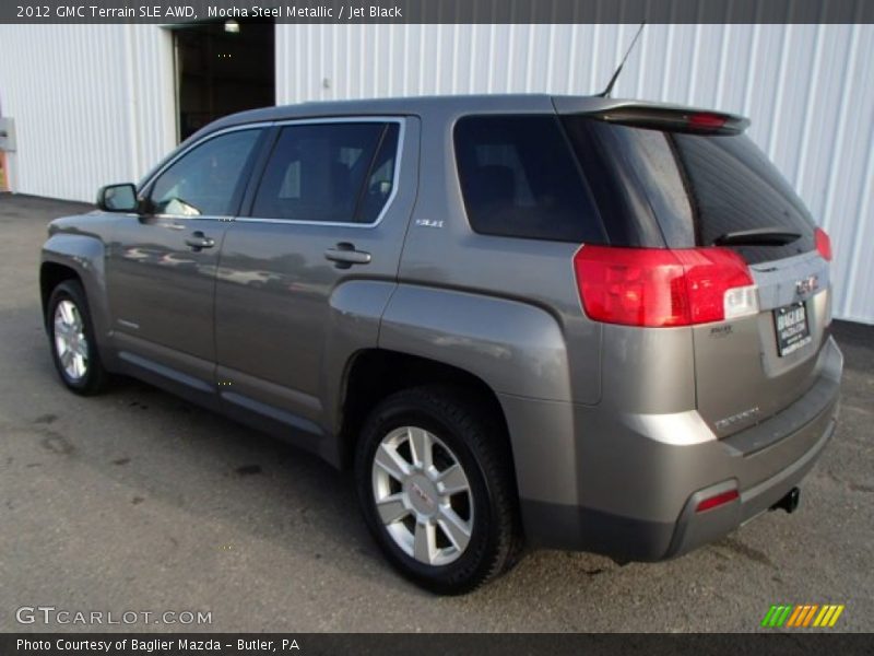 Mocha Steel Metallic / Jet Black 2012 GMC Terrain SLE AWD