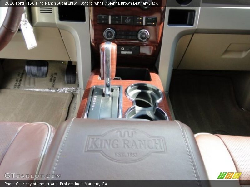 Oxford White / Sienna Brown Leather/Black 2010 Ford F150 King Ranch SuperCrew