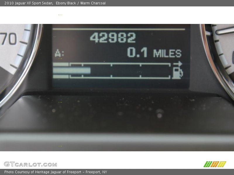 Ebony Black / Warm Charcoal 2010 Jaguar XF Sport Sedan
