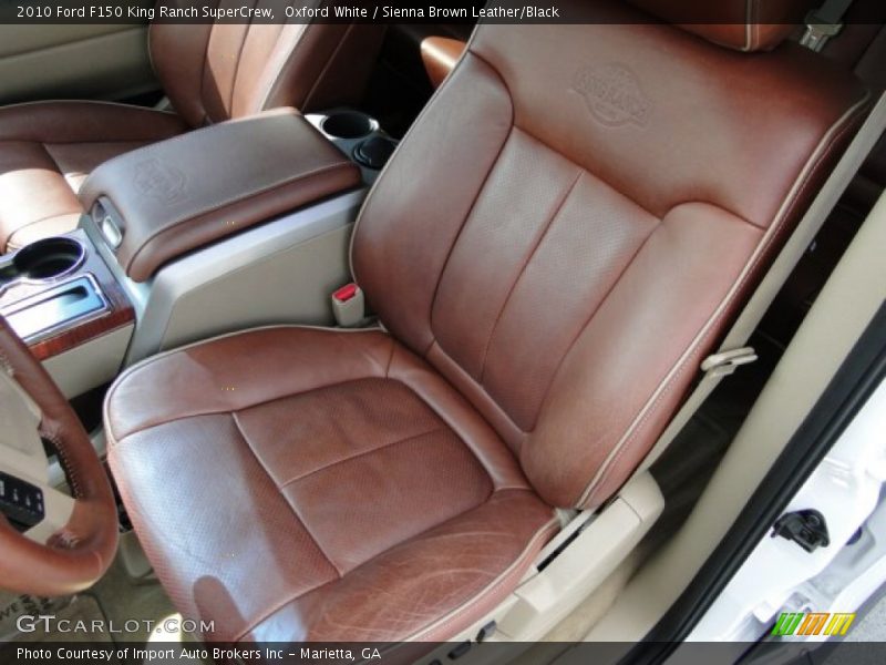 Front Seat of 2010 F150 King Ranch SuperCrew