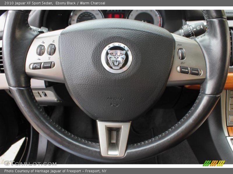 Ebony Black / Warm Charcoal 2010 Jaguar XF Sport Sedan