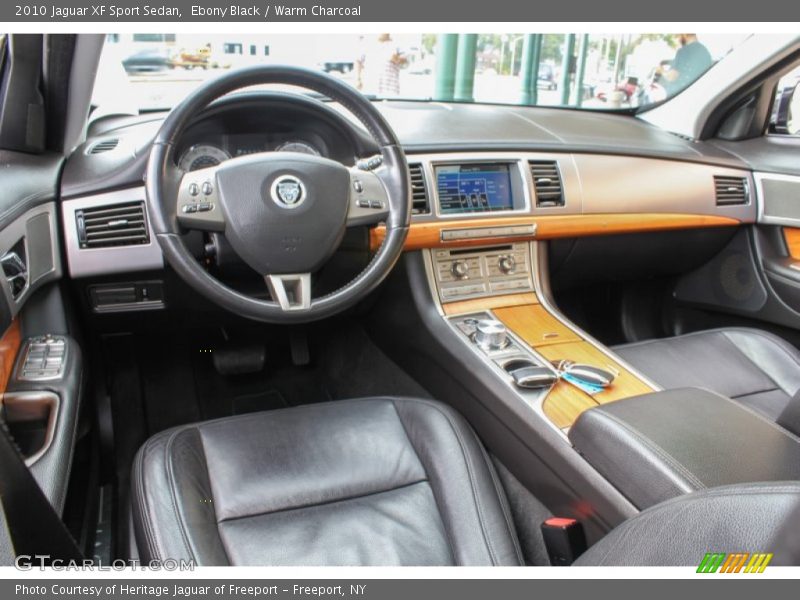 Ebony Black / Warm Charcoal 2010 Jaguar XF Sport Sedan