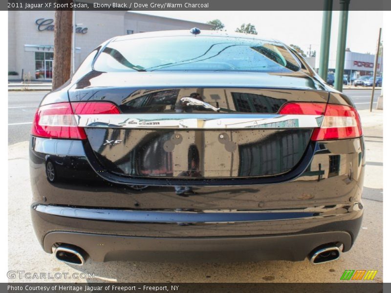 Ebony Black / Dove Grey/Warm Charcoal 2011 Jaguar XF Sport Sedan