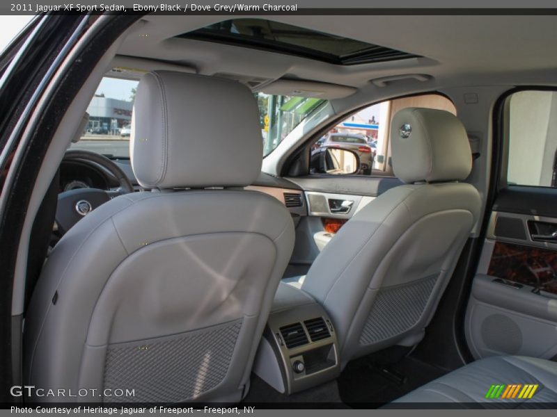 Ebony Black / Dove Grey/Warm Charcoal 2011 Jaguar XF Sport Sedan