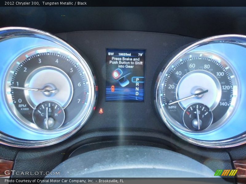 Tungsten Metallic / Black 2012 Chrysler 300