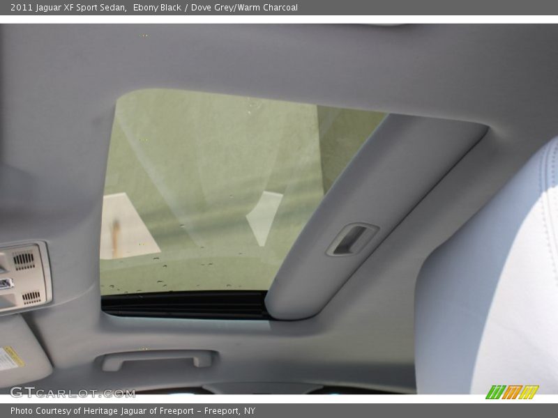 Ebony Black / Dove Grey/Warm Charcoal 2011 Jaguar XF Sport Sedan