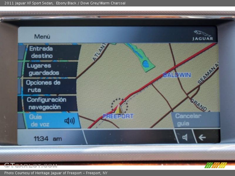 Ebony Black / Dove Grey/Warm Charcoal 2011 Jaguar XF Sport Sedan