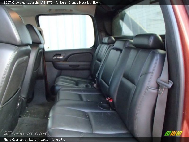 Sunburst Orange Metallic / Ebony 2007 Chevrolet Avalanche LTZ 4WD