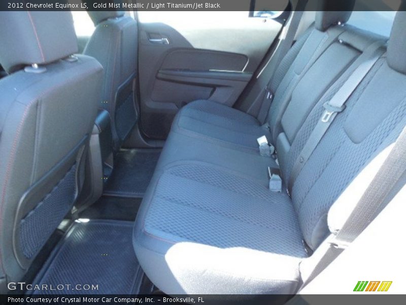 Gold Mist Metallic / Light Titanium/Jet Black 2012 Chevrolet Equinox LS