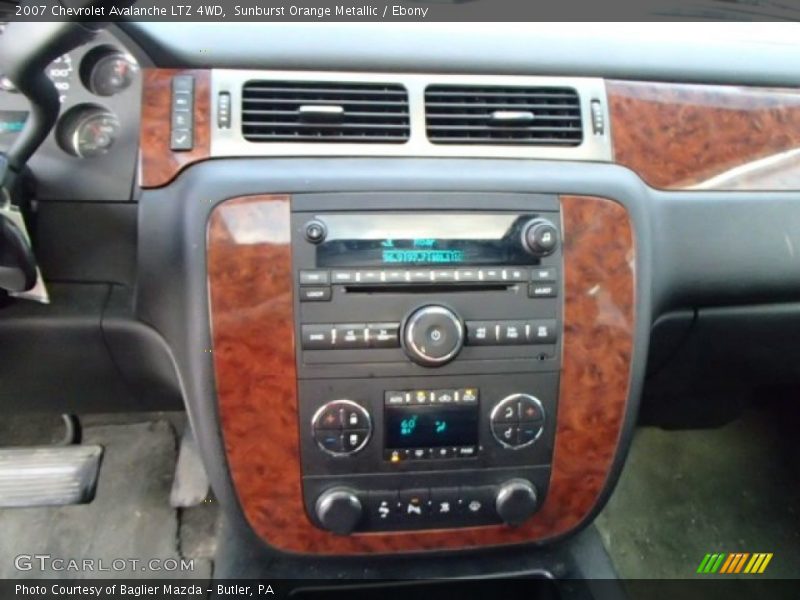 Sunburst Orange Metallic / Ebony 2007 Chevrolet Avalanche LTZ 4WD