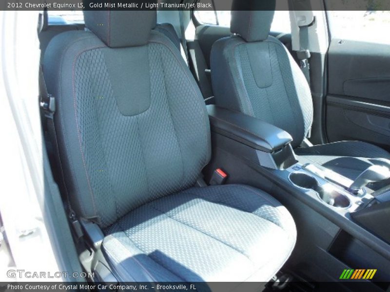 Gold Mist Metallic / Light Titanium/Jet Black 2012 Chevrolet Equinox LS
