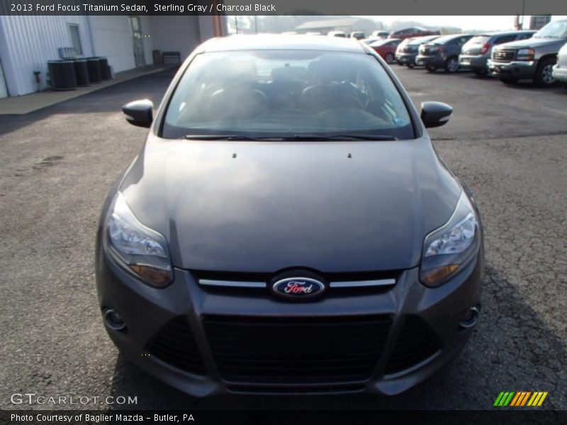 Sterling Gray / Charcoal Black 2013 Ford Focus Titanium Sedan