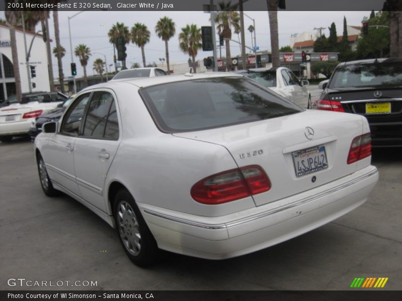 Glacier White / Java 2001 Mercedes-Benz E 320 Sedan