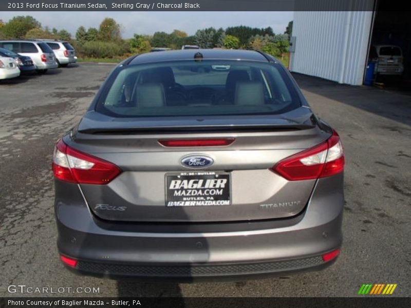 Sterling Gray / Charcoal Black 2013 Ford Focus Titanium Sedan