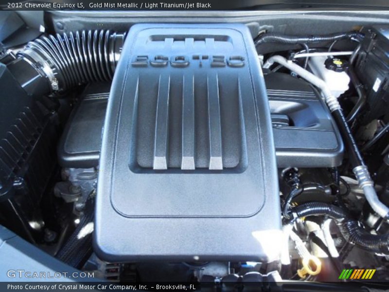 Gold Mist Metallic / Light Titanium/Jet Black 2012 Chevrolet Equinox LS