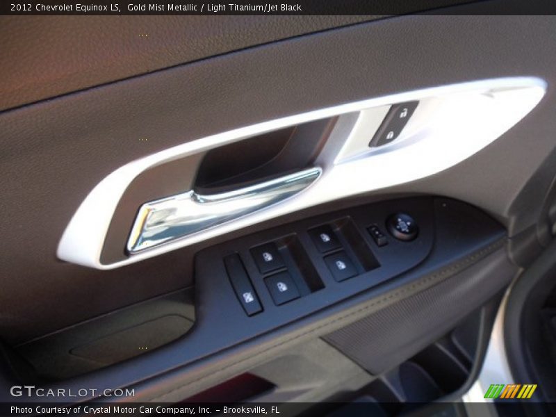 Gold Mist Metallic / Light Titanium/Jet Black 2012 Chevrolet Equinox LS