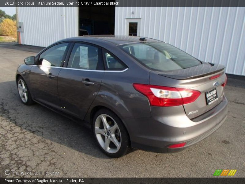 Sterling Gray / Charcoal Black 2013 Ford Focus Titanium Sedan