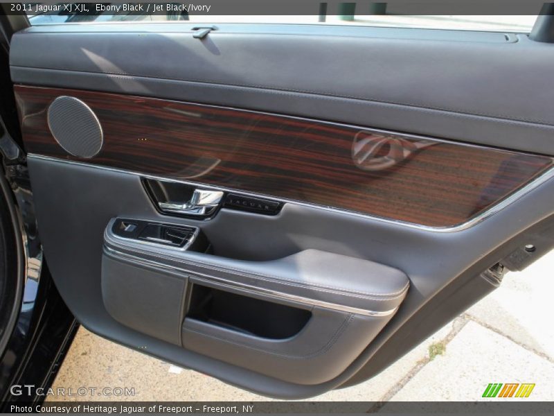 Ebony Black / Jet Black/Ivory 2011 Jaguar XJ XJL