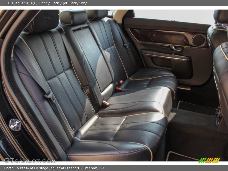 Ebony Black / Jet Black/Ivory 2011 Jaguar XJ XJL