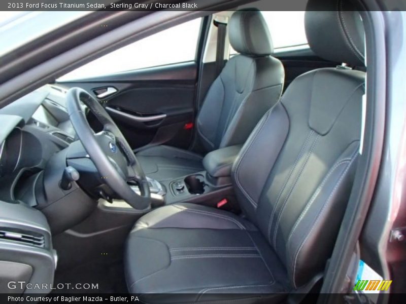 Sterling Gray / Charcoal Black 2013 Ford Focus Titanium Sedan