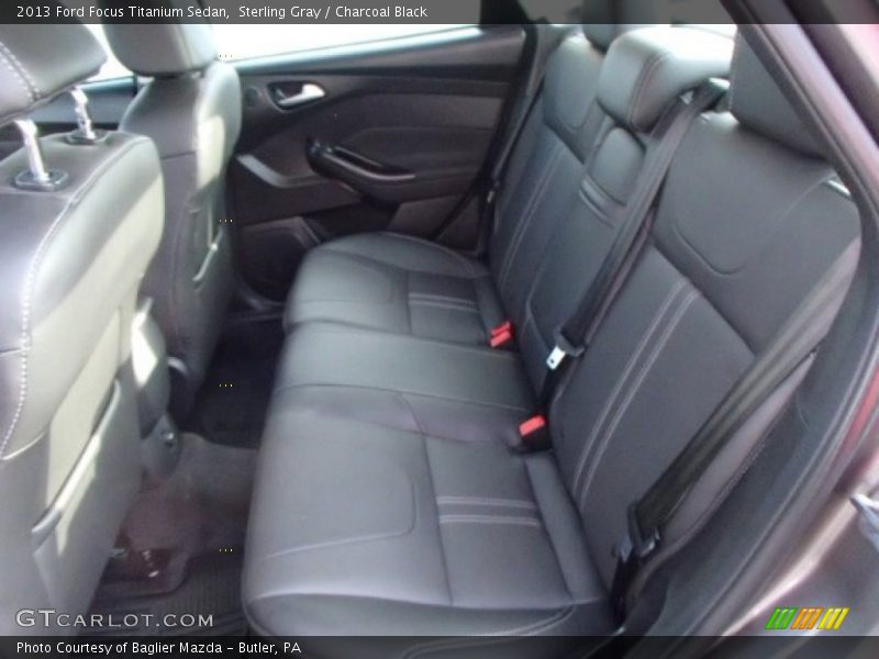 Sterling Gray / Charcoal Black 2013 Ford Focus Titanium Sedan
